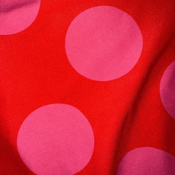 NEW KATE SPADE BIKINI RED PINK POLKA DOTS SZ LARGE - Picture 5 of 7